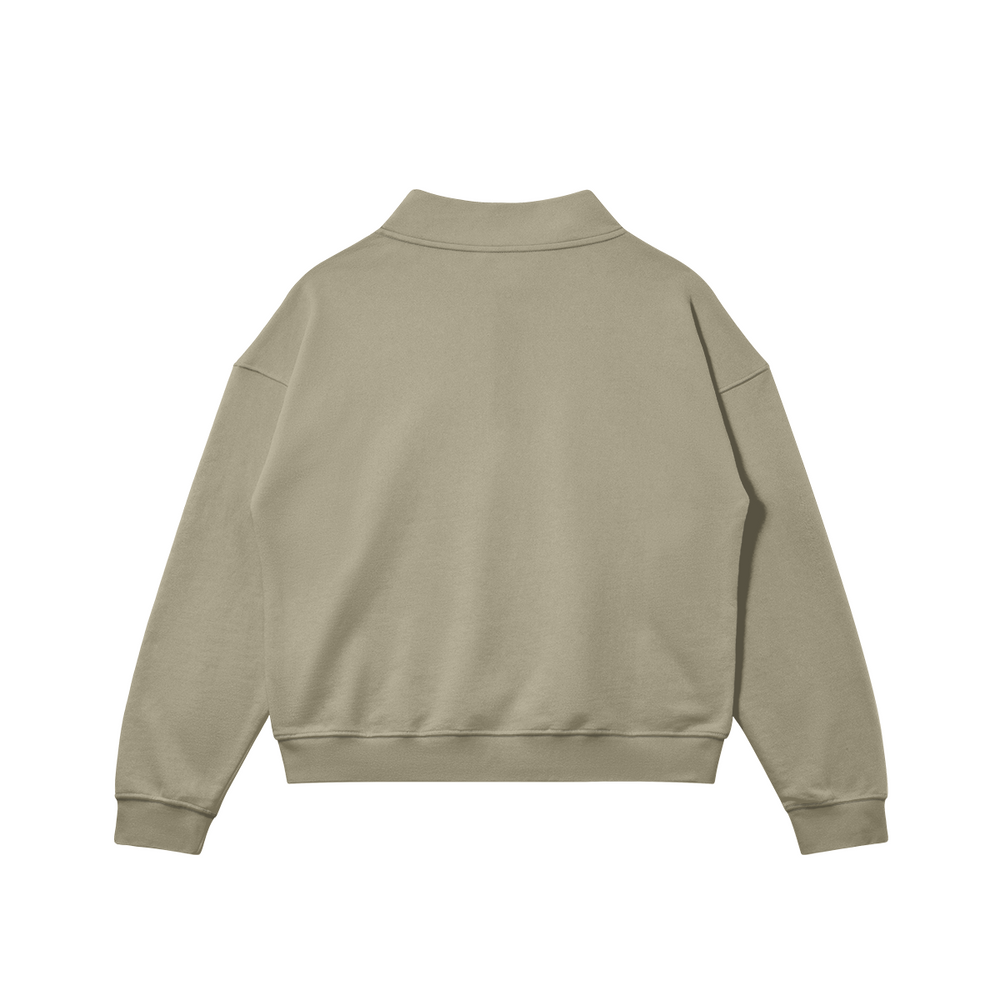 Sweat-shirt unisexe à demi-zip brodé Kronos