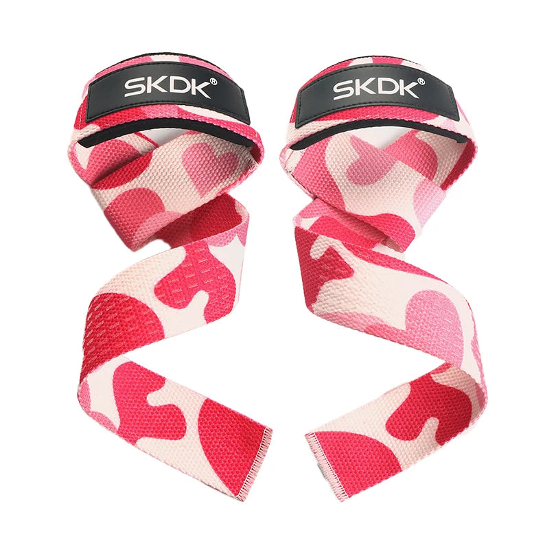 Weightlifting Straps - Wrist Support, Anti-Slip Silicone Grip for Deadlifts & Strength Training