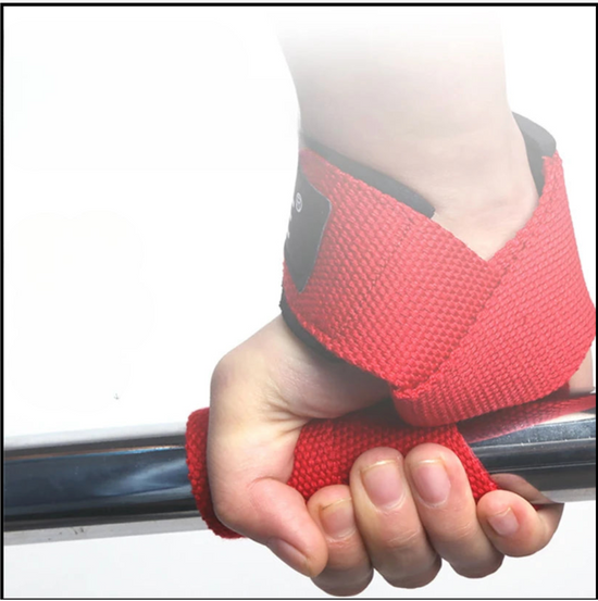 Weightlifting Straps - Wrist Support, Anti-Slip Silicone Grip for Deadlifts & Strength Training