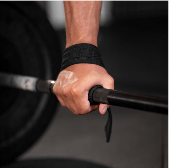 Weightlifting Straps - Wrist Support, Anti-Slip Silicone Grip for Deadlifts & Strength Training