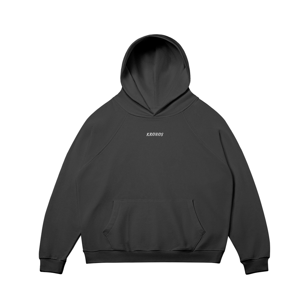 Sweat à capuche unisexe doublé polaire brodé Kronos
