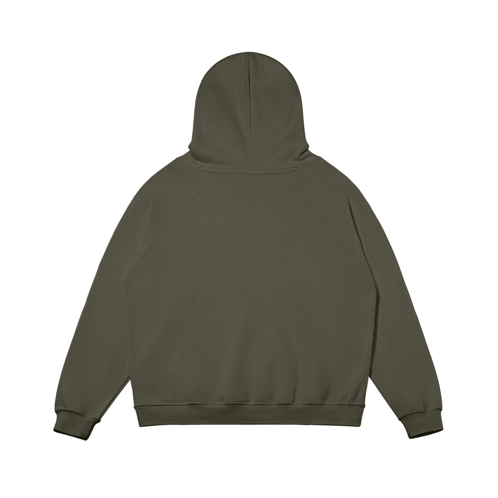 Sweat à capuche unisexe doublé polaire brodé Kronos